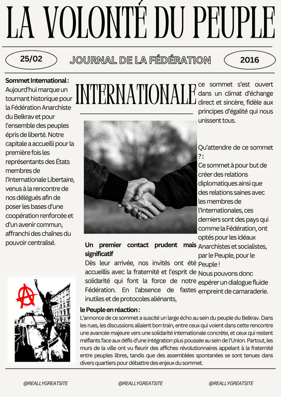 Volonté du peuple 25/02/2016