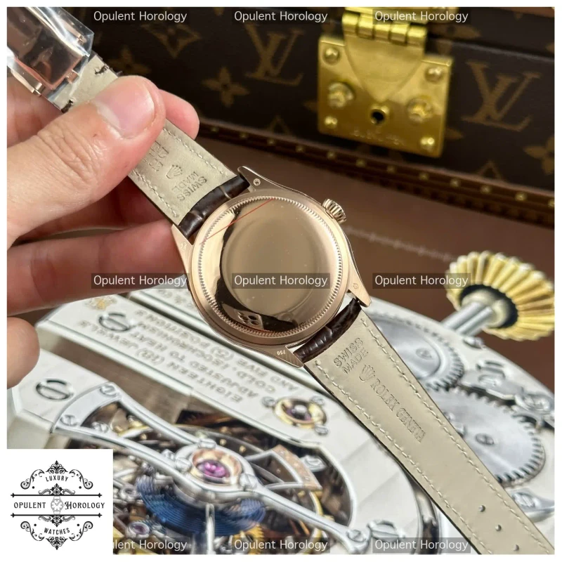 Rolex Cellini Moonphase 50535 - 39 mm Rose-Gold Dress Watch