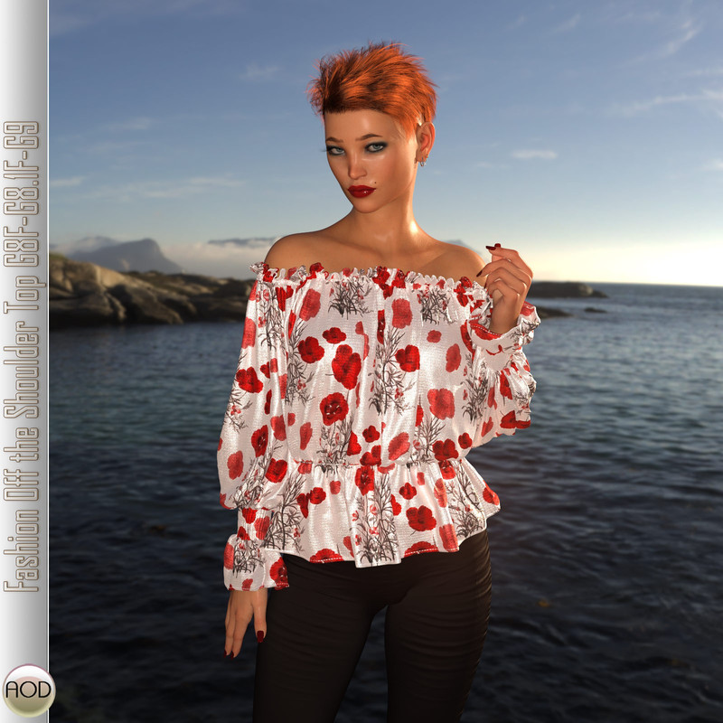 Fashion Off the Shoulder Top G8F-G8.1F-G9