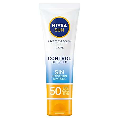 Amazon: Nivea Sun Protector Solar Facial Control De Brillo (50 ml), con Efecto Matificante | Planea y Ahorra, envío gratis con Prime 
