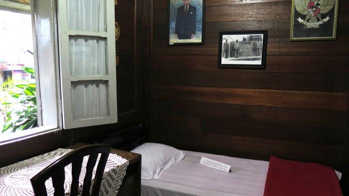 Kamar Bung Hatta di Jalan Soekarno-Hatta, Bukittinggi, Sumatera Barat. 