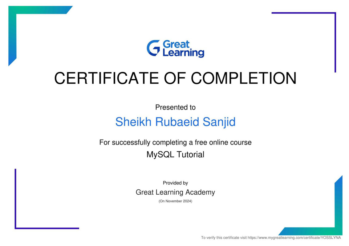 MySQL Tutorial