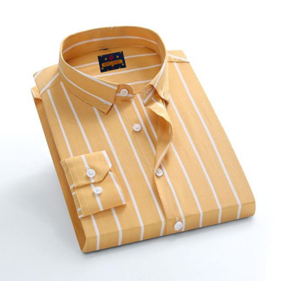 Mens long sleeve stripe / print shirt