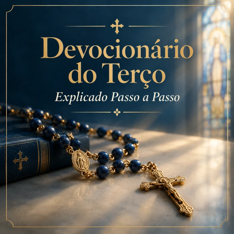 Capa: Devocionário do Terço Explicado