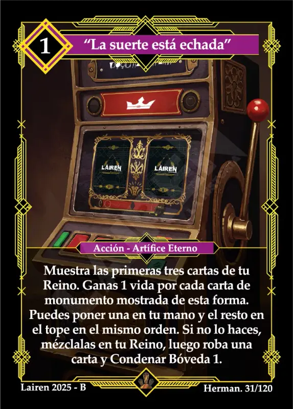 -LA SUERTE ESTA ECHADA-