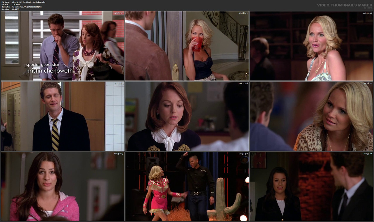 Glee S01E05 The Rhodes Not Taken.mkv