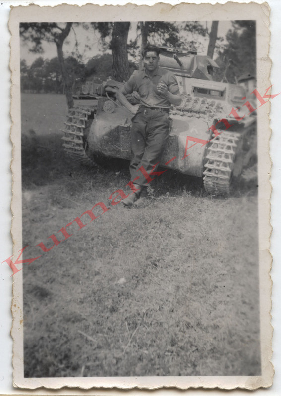 Foto Wehrmacht Panzer II Südfront top Front