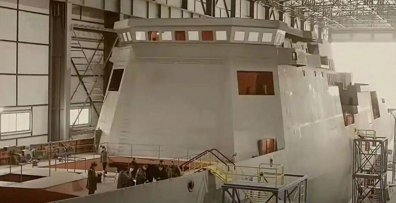 Новейший фрегат КНДР