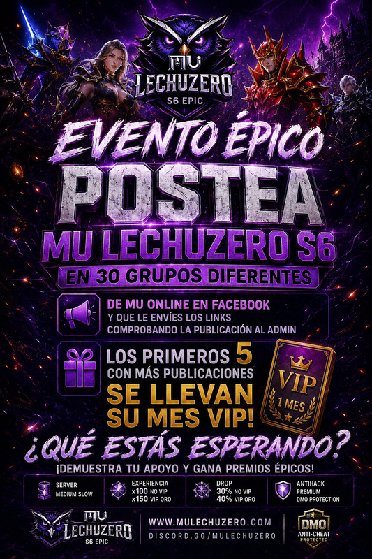 🔥POSTEA EL SERVIDOR 🔥
