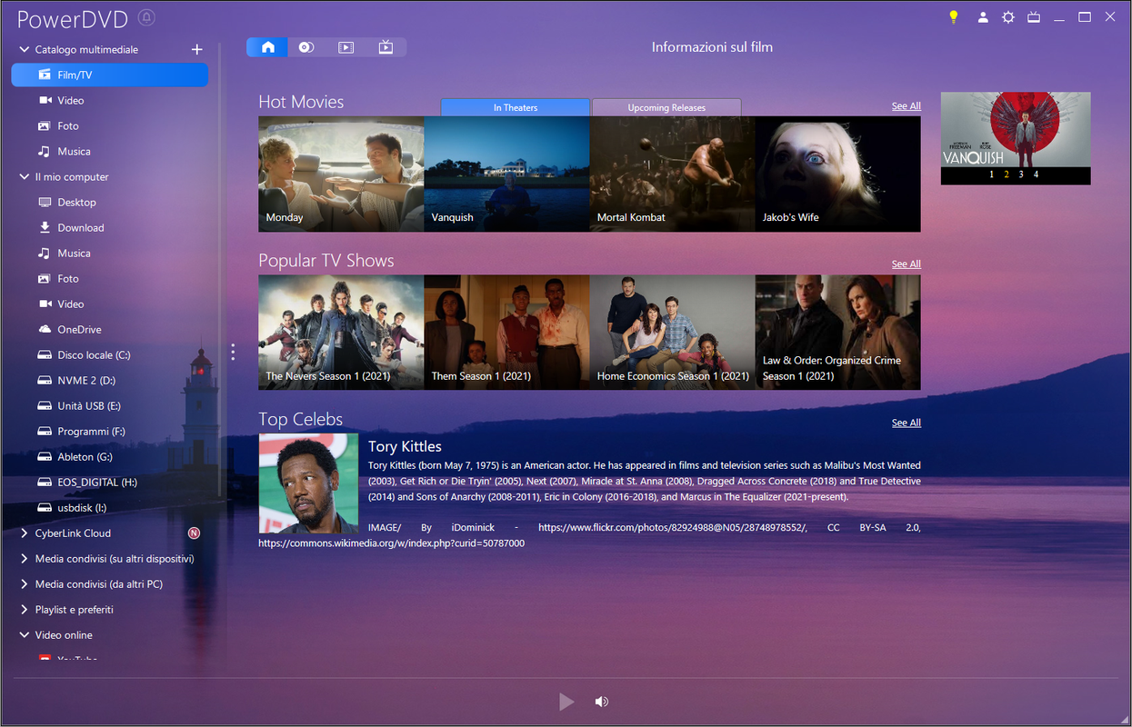 CyberLink PowerDVD Ultra v21.0.2019.62 64 Bit - Ita