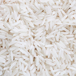 Close-up of premium long-grain basmati rice – high quality export