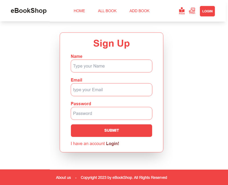 eBookShop screenshot 2