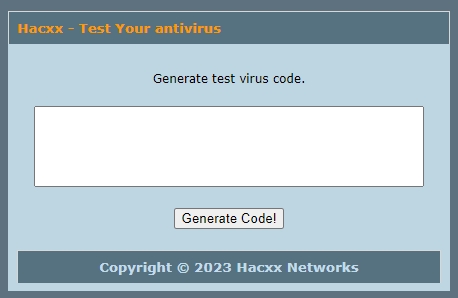 Hacxx - Test Your antivirus Hacxx-Test-Your-antivirus