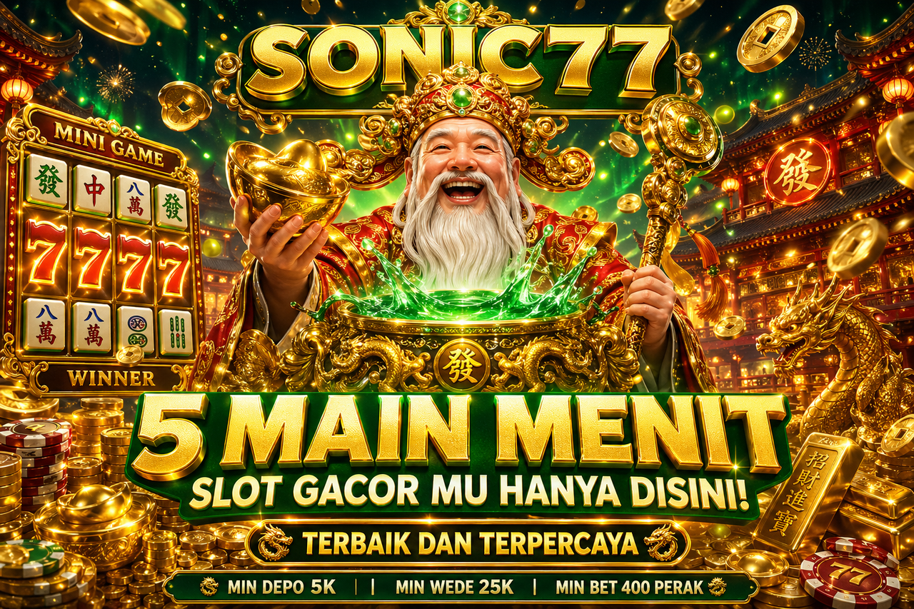 SONIC77 Situs Slot Online Favorit Pemain dengan Jackpot Besar Setiap Hari