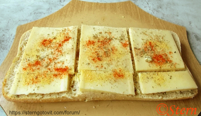 Чиабатта с сыром раклет