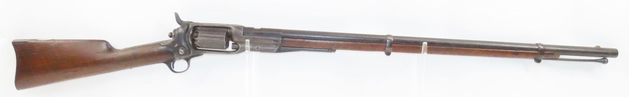 Colt-Model-1855-Full-Stock-Military-Percussion-Revolving-Rifle-4.21.22-CRAntique001