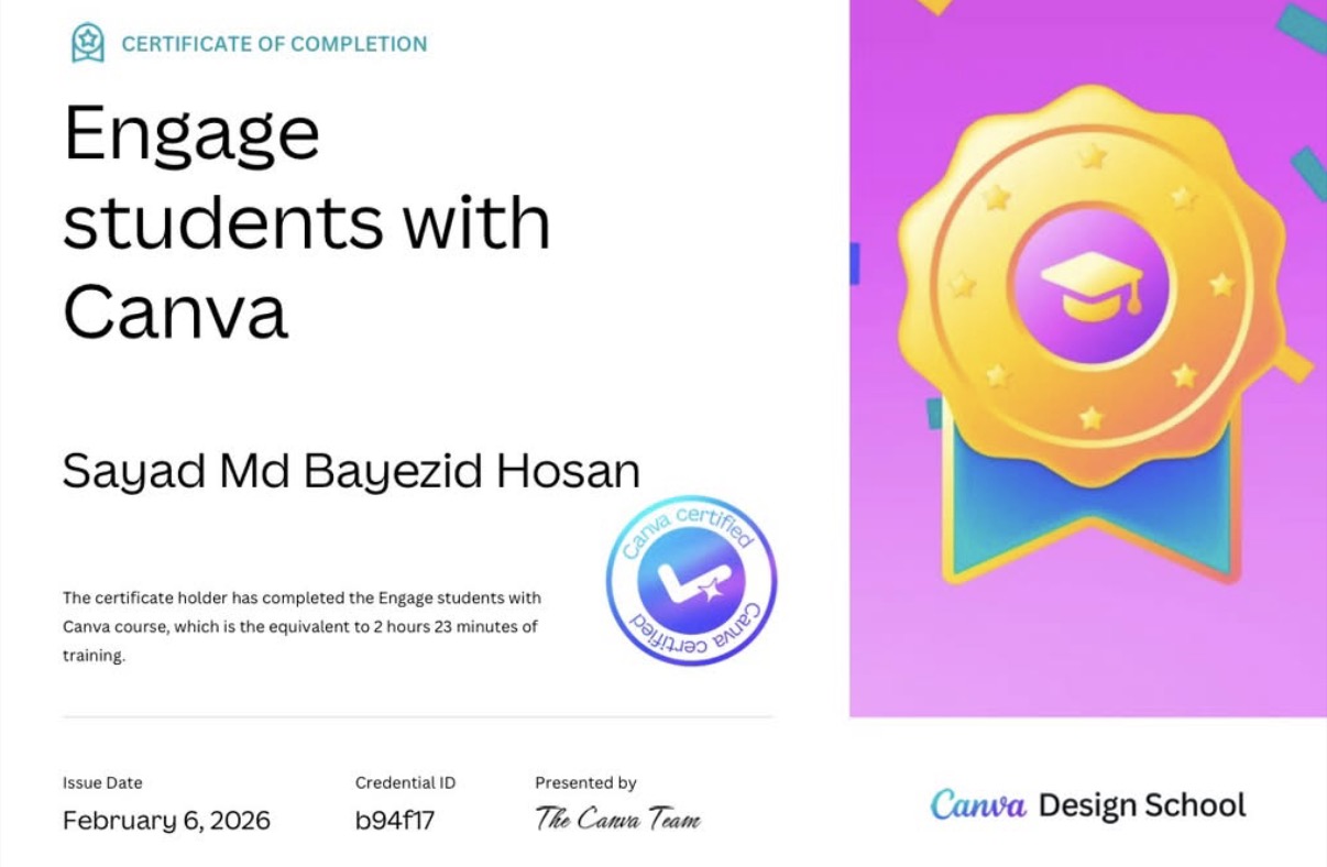 Canva Engaged Students