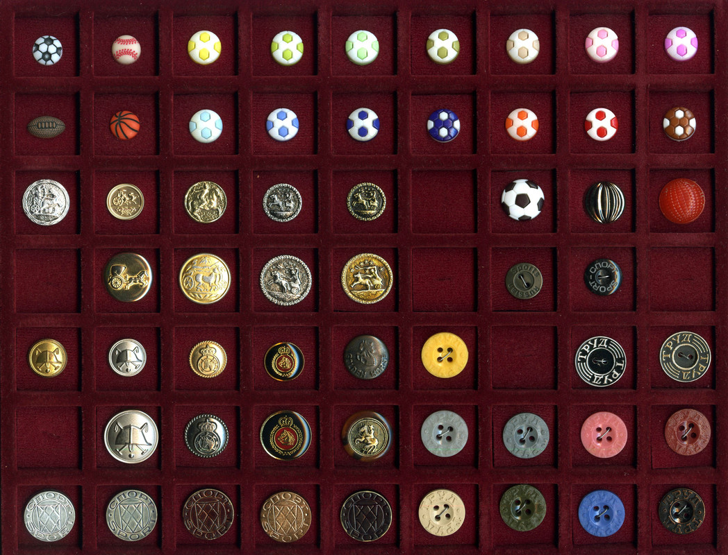 Пуговицы СССР. Спорт 4.