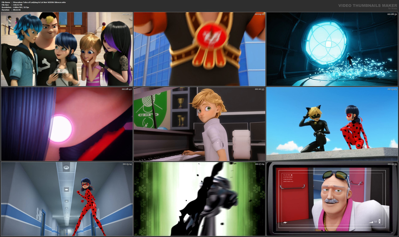 Miraculous Tales of Ladybug & Cat Noir S03E06 Silencer.mkv