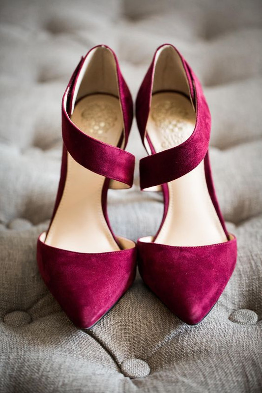 raspberry shoes