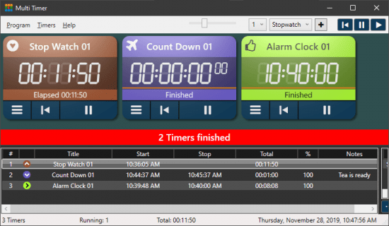 Programming Multi Timer v6.8.8.1