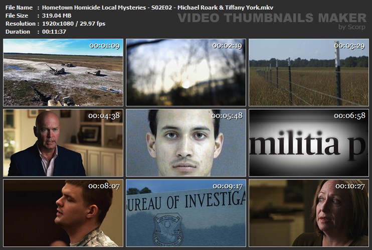 Hometown Homicide Local Mysteries - S02E02 - Michael Roark & Tiffany York.mkv