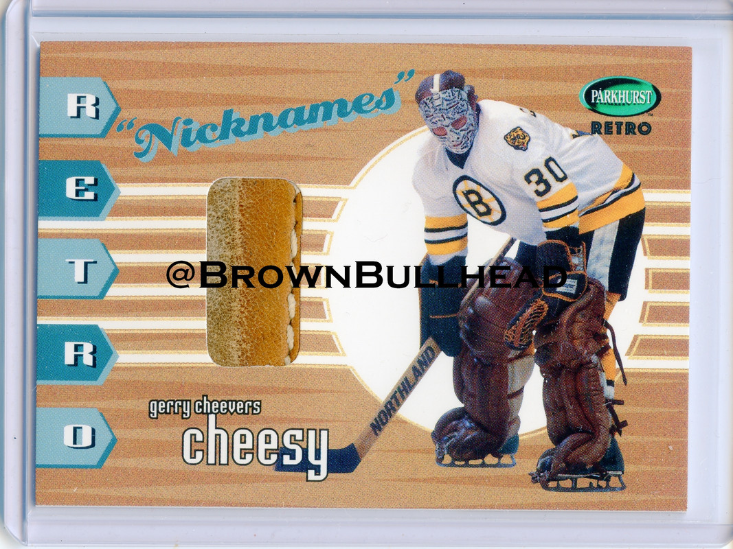 Nicknames RN-06 Gerry Cheevers Boston Bruins COPY 4A