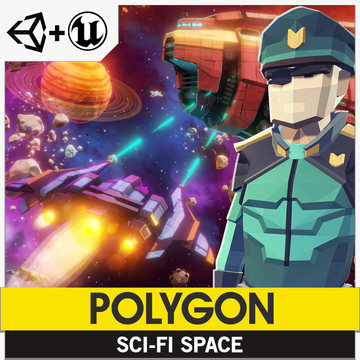 POLYGON Sci-Fi Space - Low Poly 3D Art by Synty