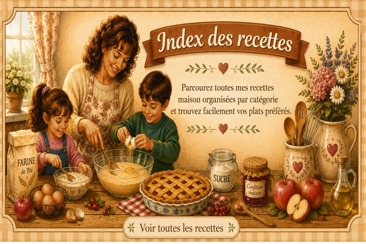 Index des recettes