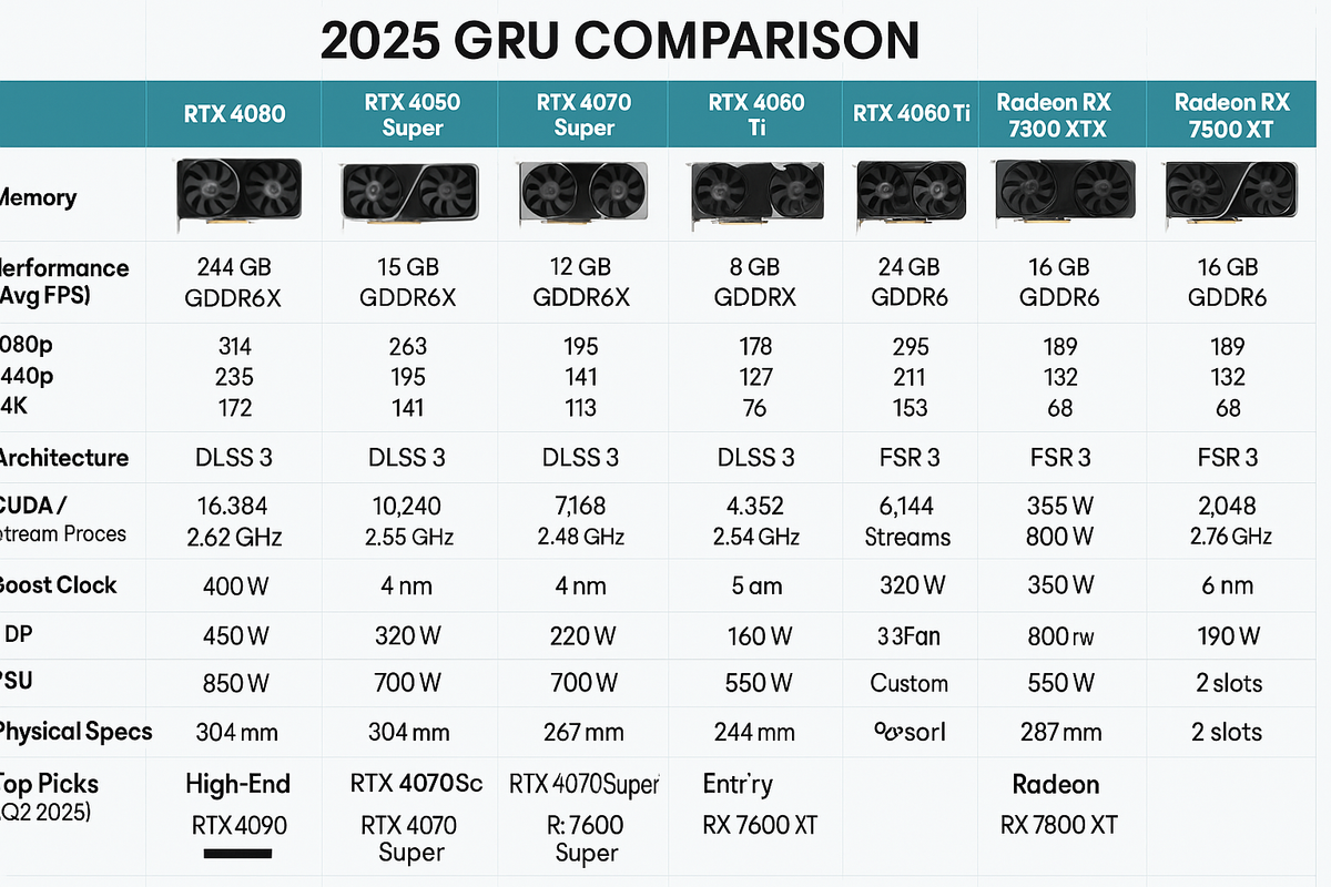 Info - Ultimate Graphics Card Comparison Guide (2025) NVIDIA & AMD ...