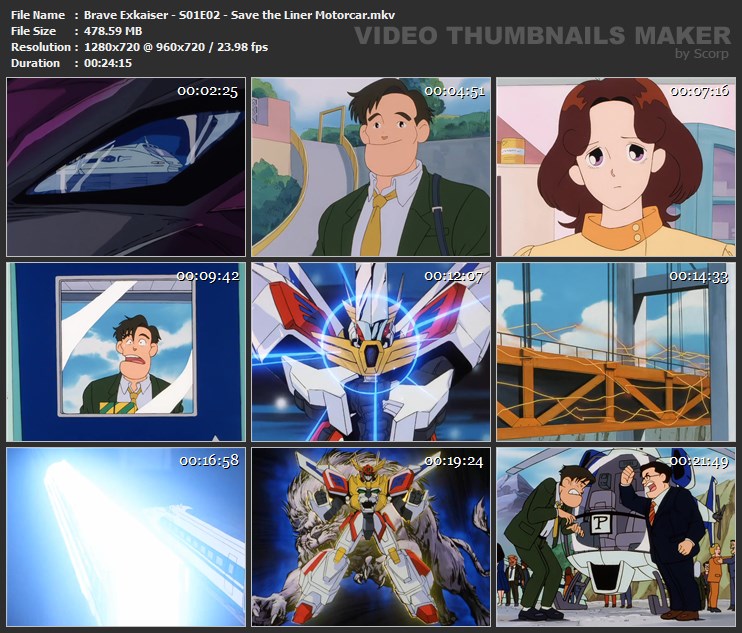 Brave Exkaiser - S01E02 - Save the Liner Motorcar.mkv