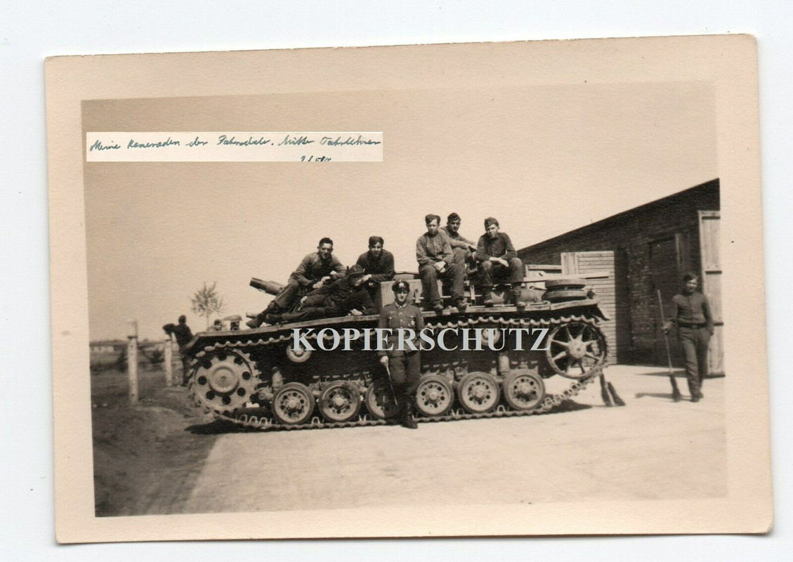 Russland SDkfz Panzer Tank Sturmgeschütz Fahrschule Panzersoldat