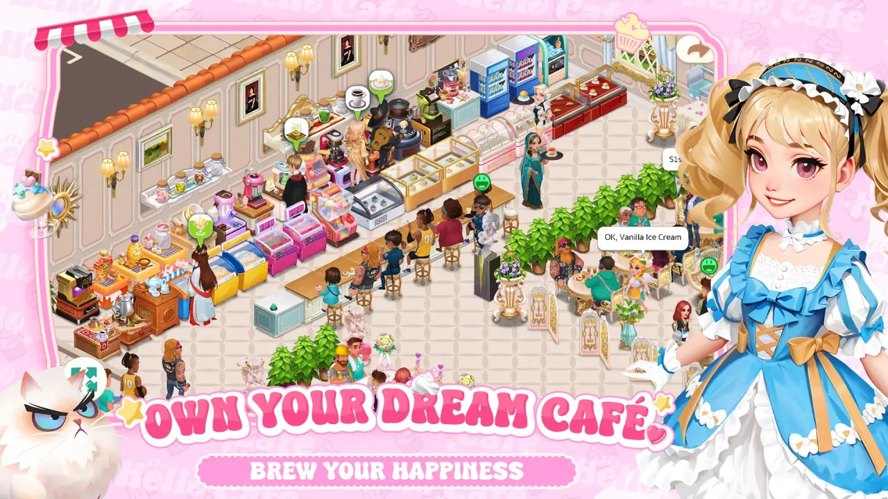 hello kitty cafe app game