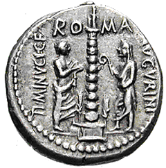 Glosario de monedas romanas. LUCIO MINUCIO FESO. 3