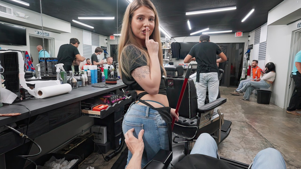 At The Barbershop Lucky Anne, Parker Ambrose - Mofos - LetsPostIt | PornX