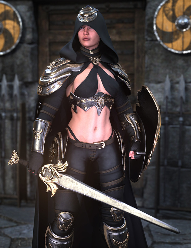 dForce Uriel’s Fantasy Armor for Genesis 9