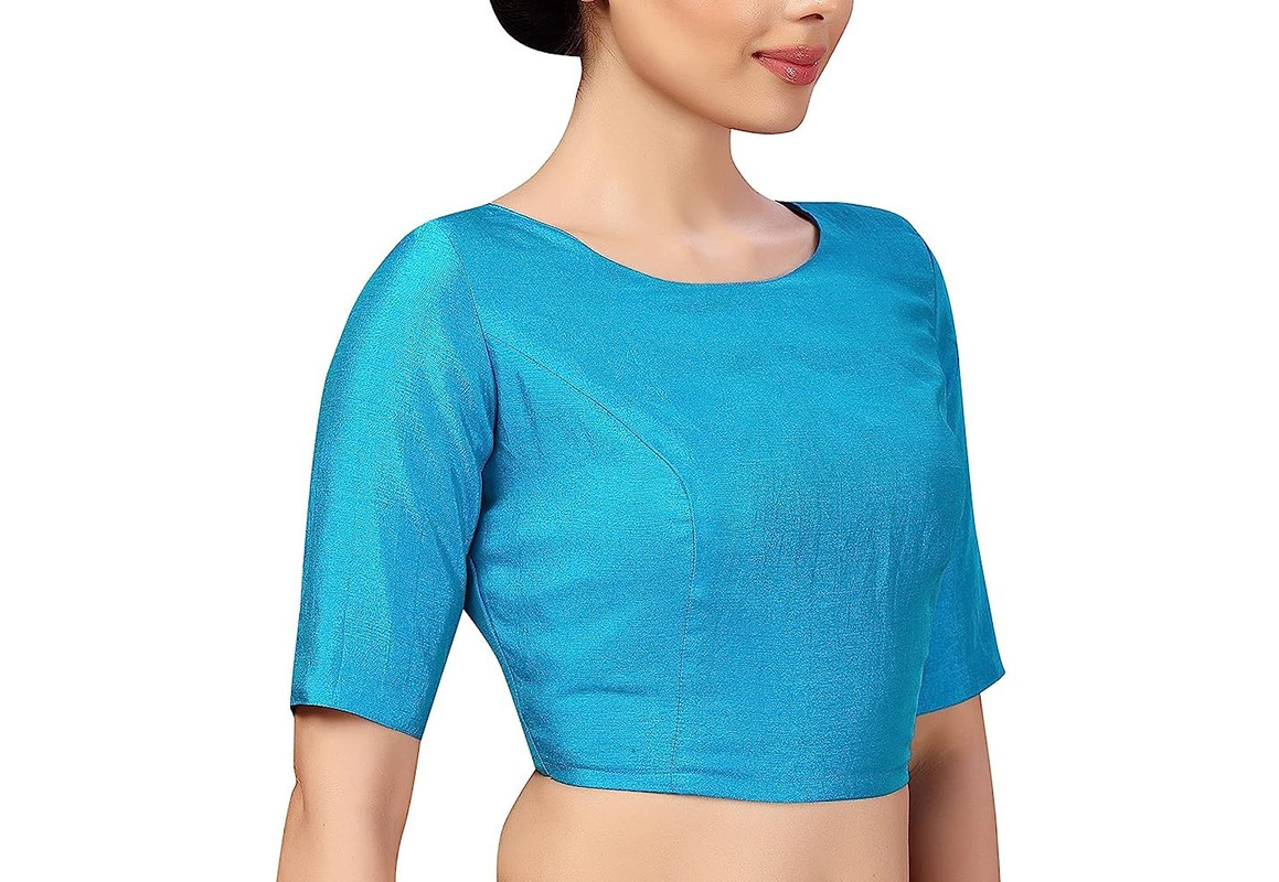 Para mujer Blusa Diseñador Hermosa Lehenga Prenda para el torso recortada Fiesta Ropa Choli Saree Blusa - Imagen 11 de 51