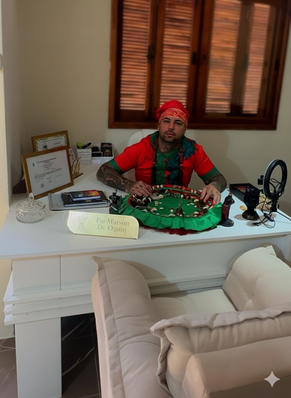 Foto de Pai Marson, Babalorixá do Reino de Ogum e Oyá