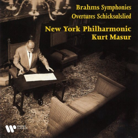 Kurt Masur and New York Philharmonic - Brahms: Symphonies, Overtures & Schicksalslied (2022)