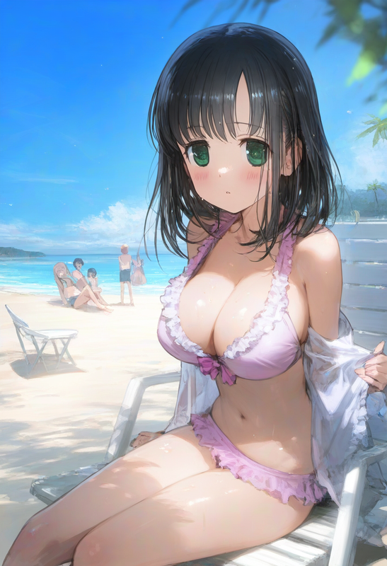 1girl, {{touyoko momoko (saki)}}, {{kobayashi ritz (artist)}}, reoen (artist), [ s-1392254239