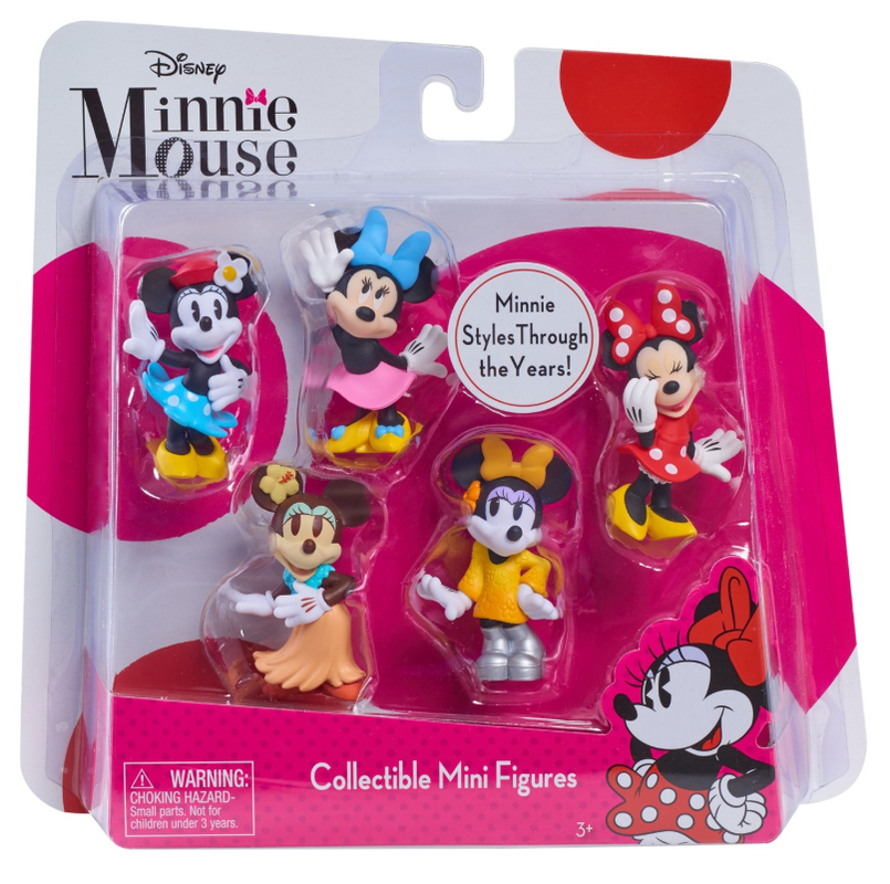 New Disney Just Play Minnie Mouse Bowtique Mini Figure Set 5pk | eBay