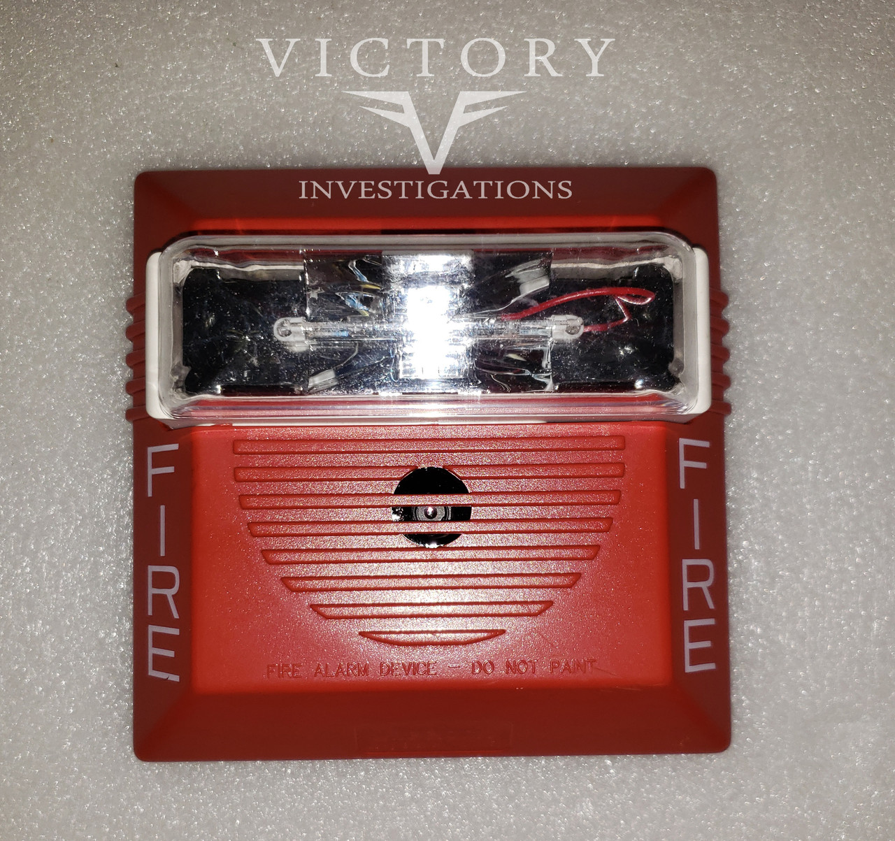 fire alarm hidden camera