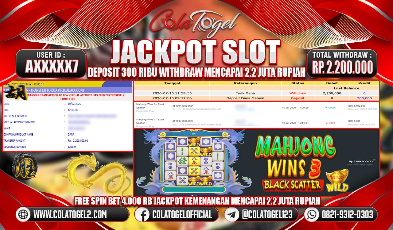 JACKPOT SLOT GACORR!!