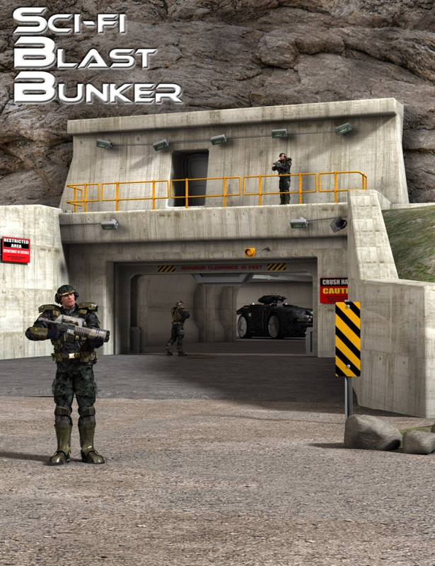 00 main scifi blast bunker daz3d