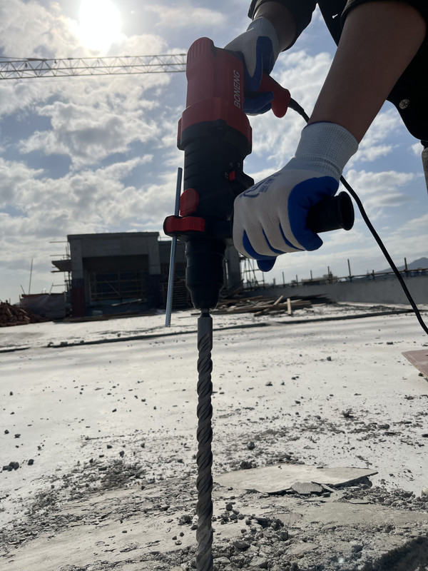 SDS rotary hammer drill performance
