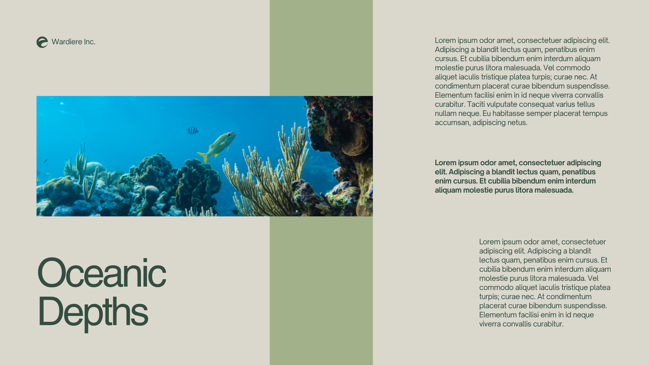 Green and Grey Simple Nature Presentation