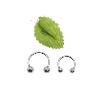 Ferro Di Cavallo Titanio Piercing Labbro Naso Setto Orecchio Helix - Foto 2