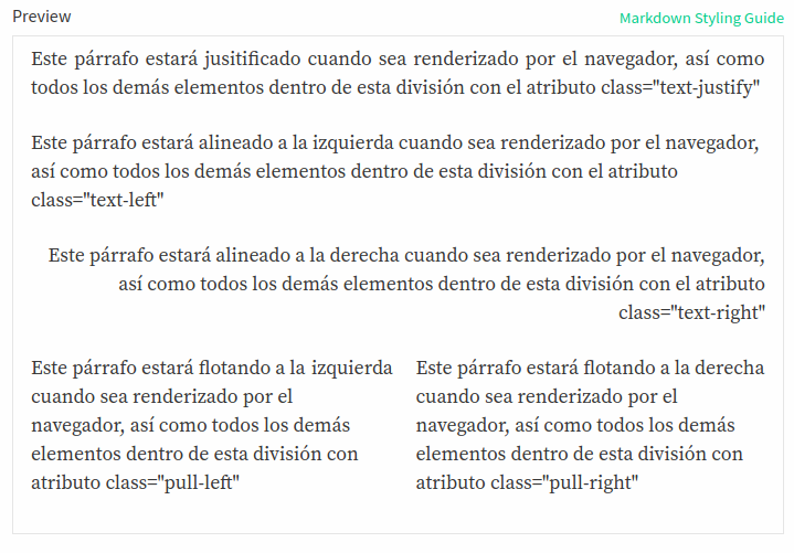 Distintos usos de <div>
