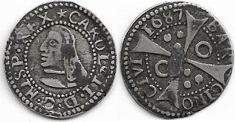 España, su imperio y la madre que parió a la cantidad de monedas que hicieron. Carlos-II-Croat-1987-2-16g