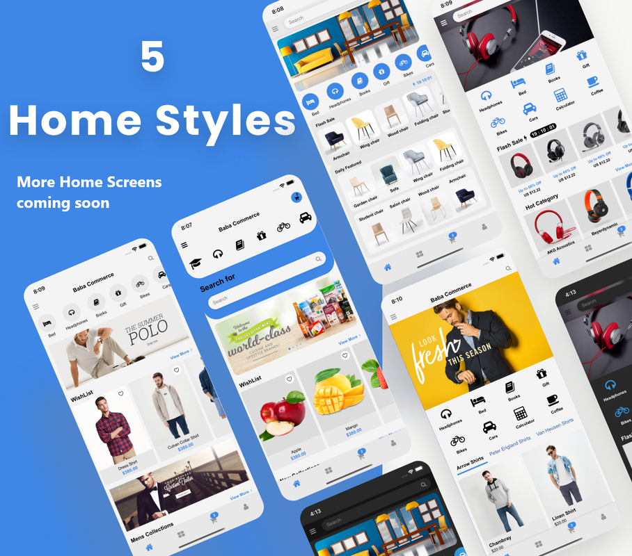 Apps Shop UI kit (POS) - React Native & Ionic Angular E-Commerce Templates (Grocery,Food, Fashion) - 4